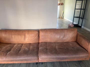 GRATIS Bank cognac kleur