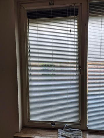 Jaloezie, wit, 25 mm, 70x170 cm