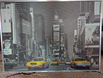 IKEA foto Times Square in metaalkleur lijst