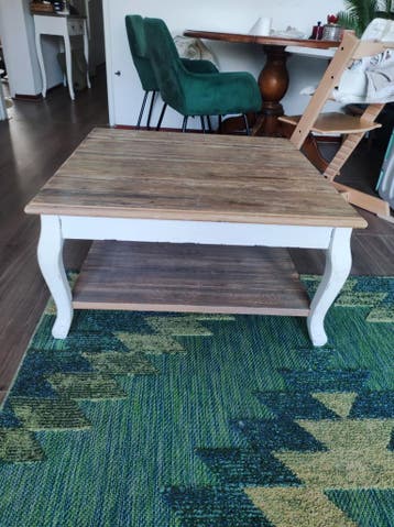 Gratis houten salontafel 80x80