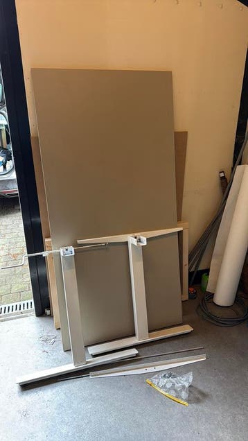GEBRUIKT IKEA skarsta bureau 160x80