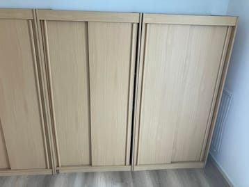 3 Kasten met schuifdeuren - gratis af te halen
