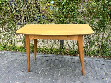 Houten bijzettafel met lade - Gratis af te halen