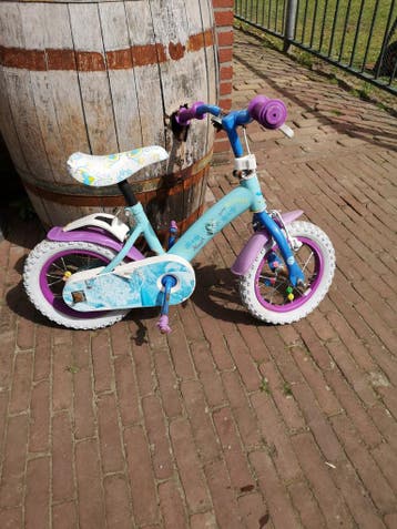 Gratis Kinderfietsje voor 3-4 jarige - Frozen thema