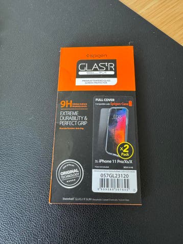 Spigen Screenprotector iPhone 11 Pro/XS/X (2-pack)