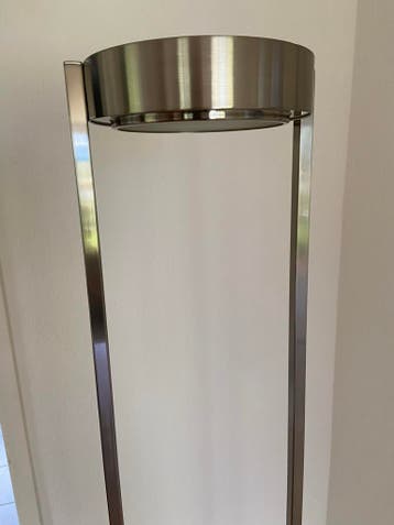 Dimbare staande lamp - rvs