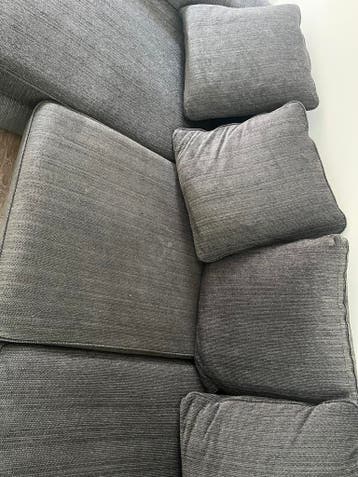 Gratis 4-zits bank met chaise longue