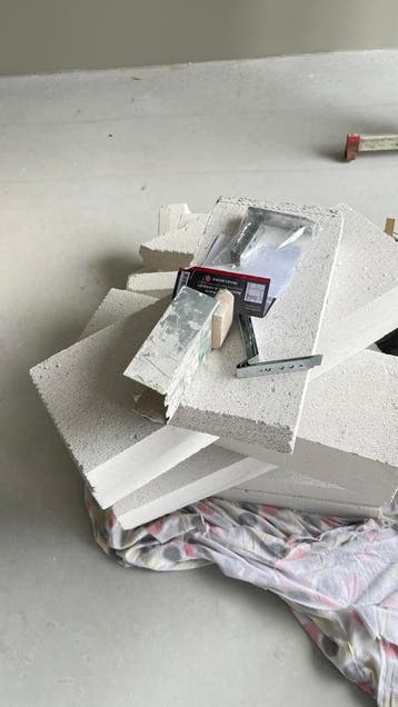 Gratis velkenbetonblokken