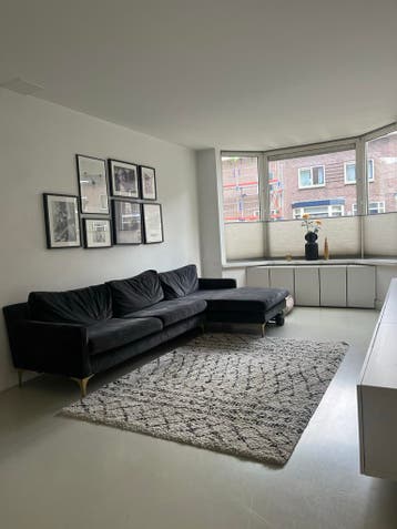 GRATIS Comfortabele antraciet hoekbank - Gratis ophalen