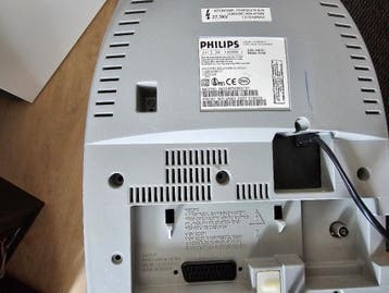 tv met VHS speler