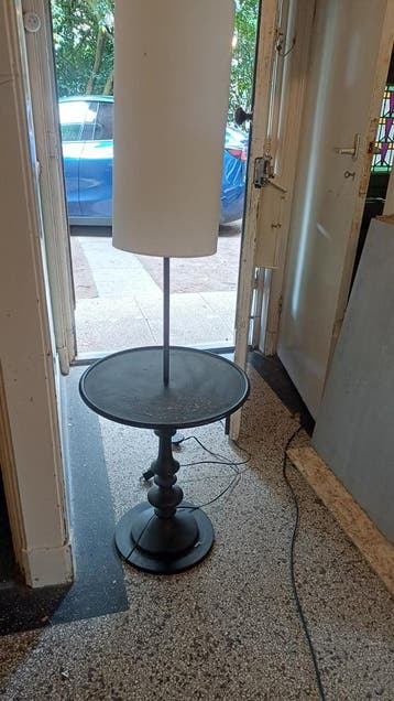 2 Pols Potten tafels met lamp - Metaal ruilen