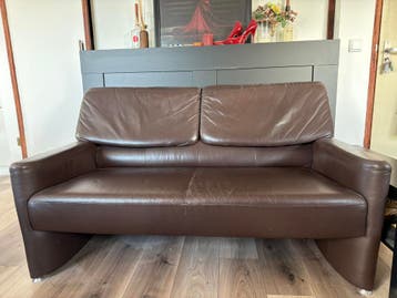 Laauser Leren Tweezitsbank van Berden