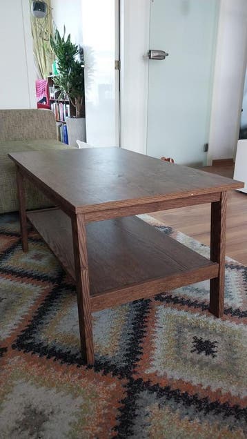 IKEA LUNNARP koffietafel salontafel bruin