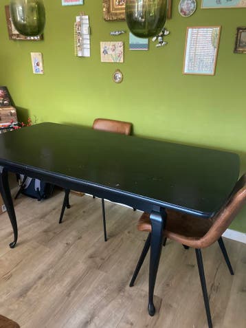 Gratis afhalen, geschilderde Queen Anne tafel