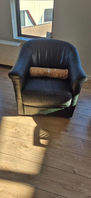 Comfortabele groene fauteuil