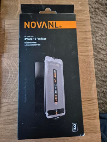 NOVANL 3-in-1 GlassProtector iPhone 16 Pro Max