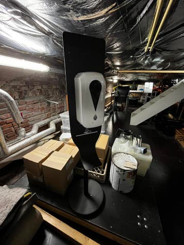 Handzeepdispenser, handdesinfectie-dispenser