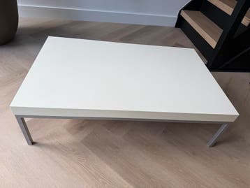 GRATIS salontafel, wit, 100x60x28 cm (gebruikt)