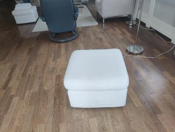 Poef met opbergvak, 2 stuks