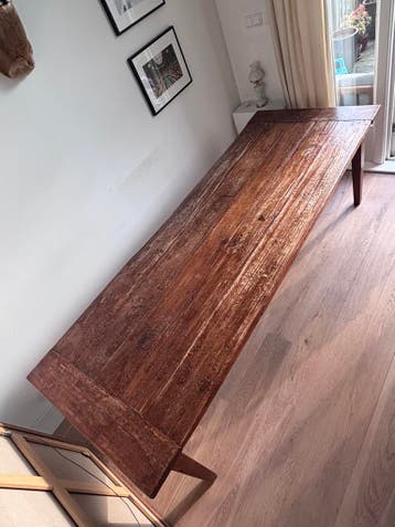 Gratis op te halen! Antieke oude kerkdeur tafel.