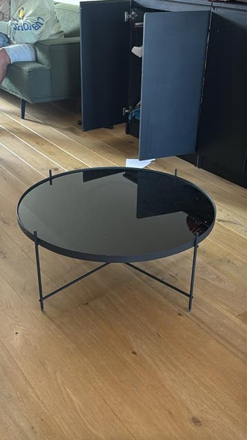 XXL Tafel van Zuiver zwart glas