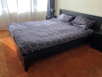 Ikea Tweepersoonsbed 200x160 cm (met matras optioneel)