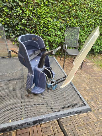 Voor fietsstoel voor kinderen - Voorzitje met windscherm