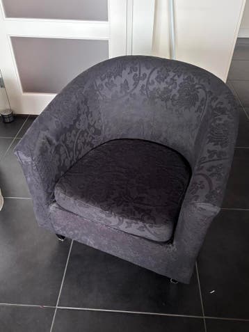 Fauteuil zwart, in goede staat