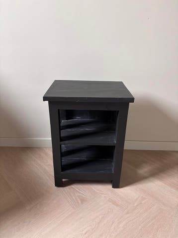 Zwart open nachtkastje - Prima staat