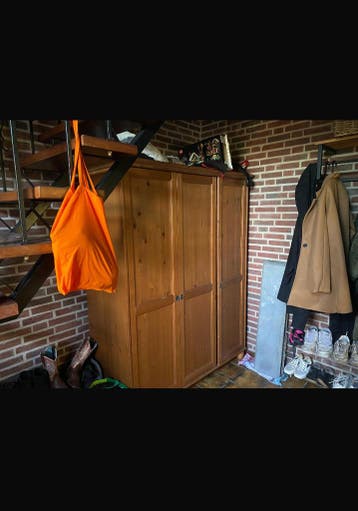 Gratis houten kast met 3 deuren