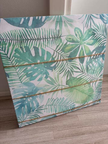 Gratis klipbord, memobord met grote bladeren