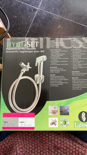 Hygi set / hygiënische WC DOUCHE