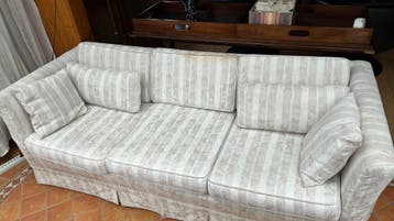 Kwaliteitsbank! 3 pers. bank afritsb kussens + bezorging*