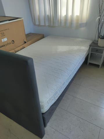 boxspring bed