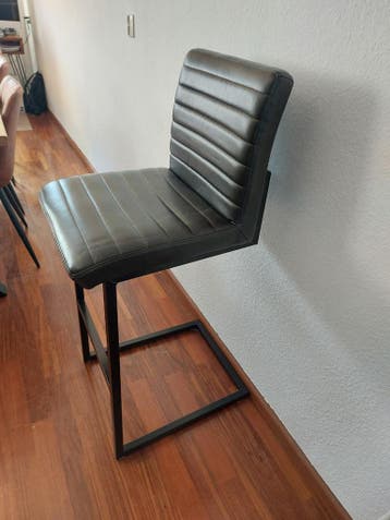 Gratis barkruk leenbakker antraciet