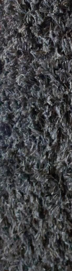 Vloerkleed Zwart Hoogpolig