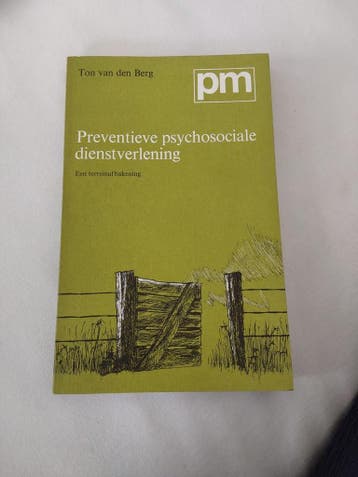 Preventieve psychosociale dienstverlening - Ton van den Berg