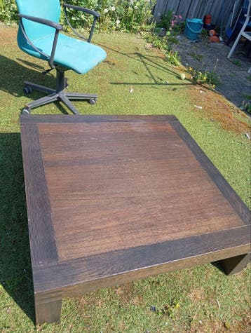 Salon tafel en stoel