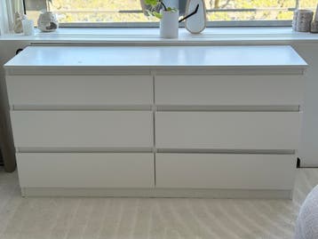 Ladekast wit - Gratis ophalen (beschadigd)