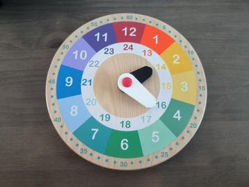 Ikea klok om te leren klokkijken
