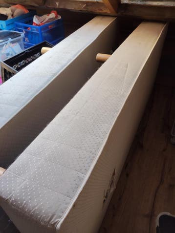 Boxspring dubbel 160x200cm (2x 80x200cm)
