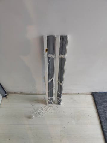 2x JYSK Jaloezieën / Lamellen 90x220cm wit