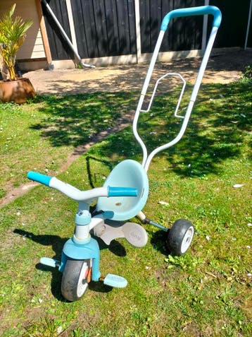 Driewieler met duwstang