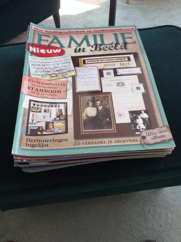 Tijdschrift Familie in Beeld - Nummers 1 t/m 12