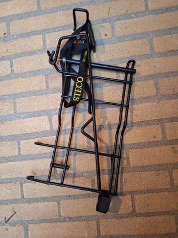 Steco fietsdrager voor voormontage - Zwart
