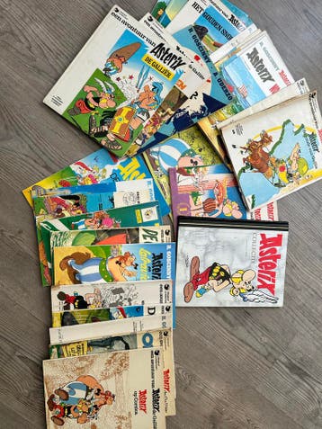 Meerdere Asterix stripboeken