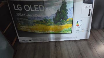 LG OLED55G1RLA met defect scherm - voor onderdelen