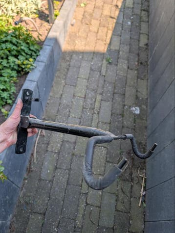 Muurbeugel racefiets