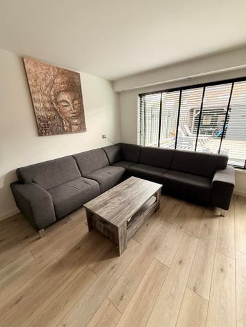 Salontafel, eettafel en tv-meubel set - Grijs houtlook