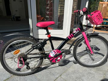 Leuke kinderfiets - roze/zwart